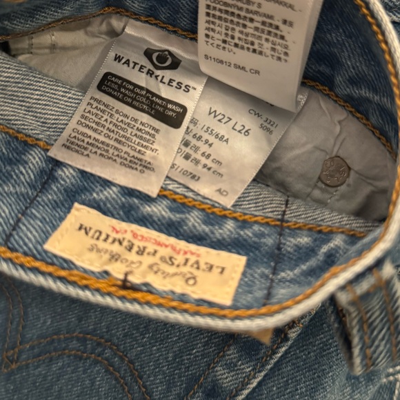 Vintage 501 Levi’s Classic Blue Denim Jeans, W27xL26 - Picture 8 of 8